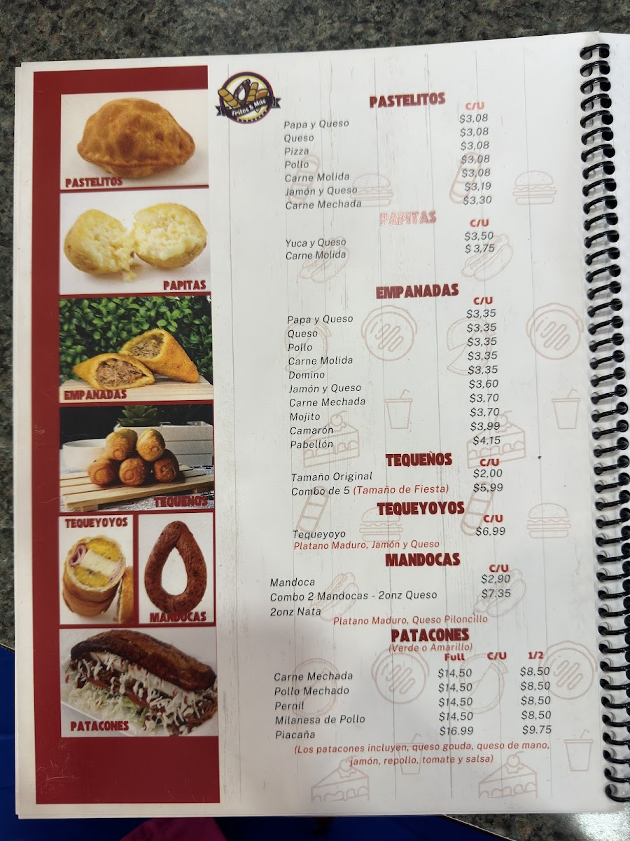 Fritos y Mas Menu - Image 2